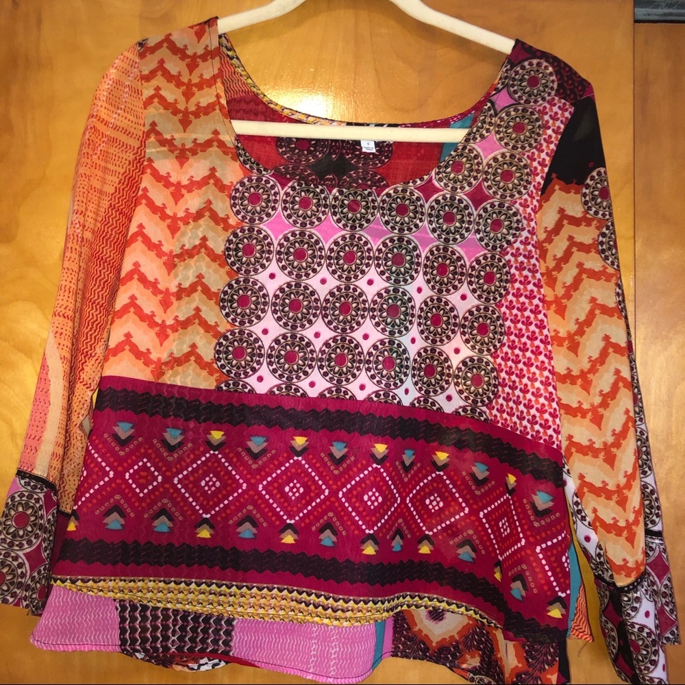 Boho Long Sleeve Top